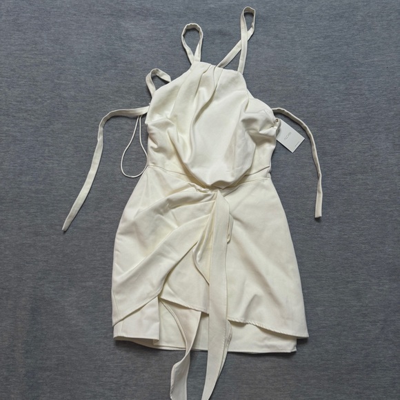 Alexis White Halter Mini Dress - Picture 5 of 8